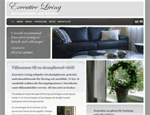Tablet Screenshot of executiveliving.se